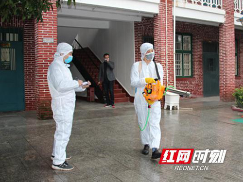 衡陽縣完成重點場所環(huán)境三輪預防性消毒